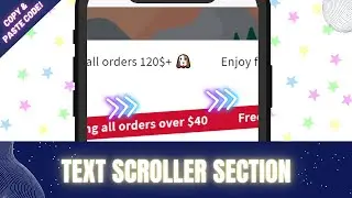 Shopify | PROMO | Add a premium text scroll section to any Shopify theme, no apps