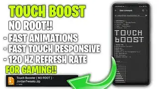 🚀Module Boost Touch Responsiv on any Android Phone For Gaming! NO ROOT!! | Fast Touch📱