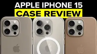 Apple iPhone 15 Pro Max Case Review | FineWoven Vs Silicone Vs Clear 
