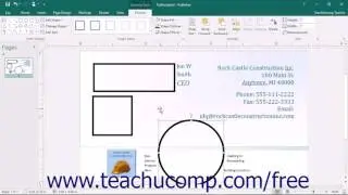 Publisher 2016 Tutorial Inserting Shapes Microsoft Training