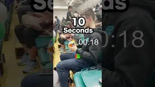 Feliks Zemdegs Solves a GIANT Rubik's Cube in 10 Seconds!