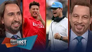 AFC West: Nick, Brou predict Chiefs winning, Chargers fighting for playoff spot | FIRST THINGS FIRST