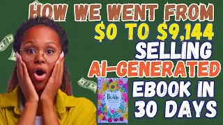 Make PASSIVE INCOME Selling AI GENERATED EBOOK | Just Copy My Strategy