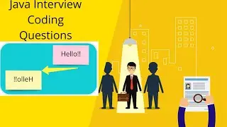 Java Interview Coding Questions| Reverse a string in java