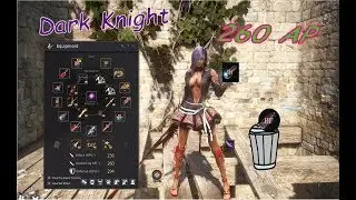 Dark Knight 256/260/294 Black Desert Online - Replacing Basillisk Belt with Valtarra.