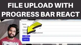 File Upload with Progress bar in React and NodeJS | File Upload with Progress Bar in React and Axios