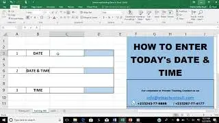 How to Automate Date and Time in Microsoft Excel