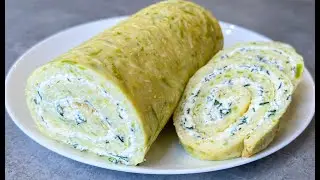 Рулет из Кабачков с Вкуснейшей Начинкой!!! / Рецепт из Кабачков / Zucchini Rolls