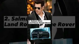 Top-10 Most Popular Bollywood Actors And Their Favorite Cars #shorts #cars #top10