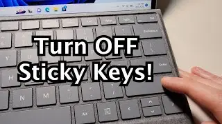 How to Turn Off Sticky Keys on Windows 11 or 10 PC