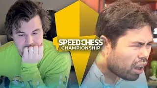 Hikaru Can't Believe That Magnus Fell Into A Beautiful Checkmate | Speed Chess 2022