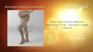 Medi Sheer & Soft Maternity Pantyhose 15-20 - Standard Lengt