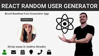 🔴ReactJS Random User Generator App || ReactJS Tutorial