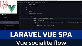 Laravel Vue SPA Issue Tracker part 22: vue socialite flow