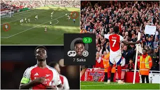 🏴󠁧󠁢󠁥󠁮󠁧󠁿 Bukayo Saka MASTERCLASS Performance vs Southampton | Arsenal vs Southampton (3-1)