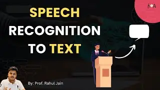 Speech Recognition To Text Using Python | Transcribe Audio Into Text