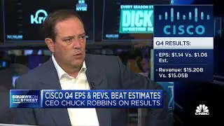 Cisco CEO Chuck Robbins on outlook: We are well-positioned for the next A.I. phase