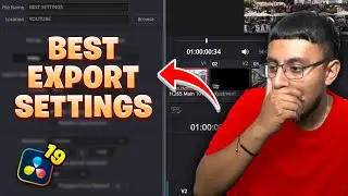 BEST EXPORTING SETTINGS FOR YOUTUBE IN DAVINCI RESOLVE 19