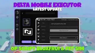 NEW DELTA EXECUTOR LATEST UPDATE (NO LAG) WITH BLOX FRUIT & PETSIM OP SCRIPT