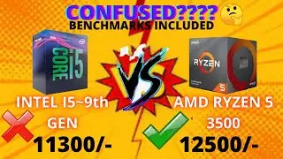 AMD RYZEN 5 3500 VS intel i5-10400f | BENCHMARKS INCLUDED | FULL DETAILED COMPARISON AND REVIEW
