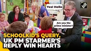 Schoolkid’s innocent query: “Are you the Prime Minister?” UK PM Keir Starmer replies with a smile