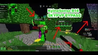 KyinoSense B14 | New free hack client bypass AAC v3 | Лучший чит для SKYPVP | MineBars | Skid soso