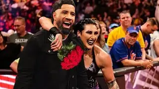 Finally Jey Uso And Rhea Ripley Together In Monday Night Raw.