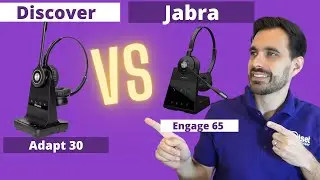 SHOWDOWN Jabra Engage 65 vs Discover Adapt 30 Wireless Headset Comparison - LIVE MIC & SPEAKER TEST!