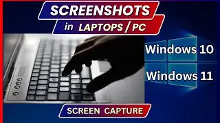 How to Take Screenshot in Laptop / PC • Screen shot in Windows 10 / 11 • Snipping tools in Windows