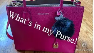 What’s in My Purse?! Michael Kors Mercer Tote