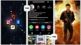 Instagram Trending Profile Reels Video Editing In Vn Editor | Vn Video Editor Preset Tutorial Tamil