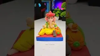Ganpati ji idol making 🌸 Easy Ganpati making 🙏 Ganpati Bappa morya 