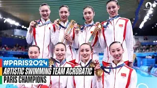 Artistic Swimming Team Acrobatic | Paris Champions