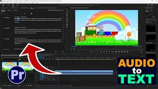 Auto Transcribe Audio To Text in Premiere Pro 2023 - Audio to Text Generate