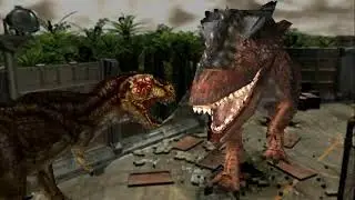 Dino Crisis 2 - 37 Regina - #13 T-Rex vs Gigantosaurus