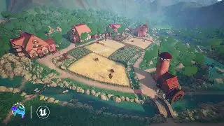 Stylized Windmill Valley / Unreal Engine 5