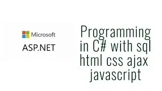 Lesson-1# First Project in asp.net c# visual studio