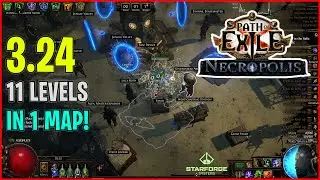 ⚡ POE 3.24 ⚡ Ben - 11 levels in 1 map!