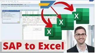 SAP to multiple Excel files using SAP GUI Scripting