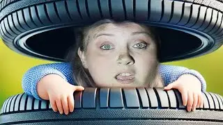 Thicc thief stuck in tire tubes