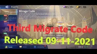 Mobile Legends Adventure | Migrate Code | Third Code Chest | Released 09-11-2021 | Trinh Nguyen