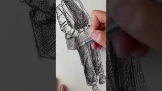 Fashion Sketch With A Pen