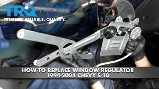 How to Replace Window Regulator 1994-2004 Chevy S-10