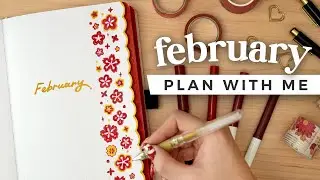 PLAN WITH ME | February 2024 Bullet Journal Setup