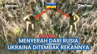 Jalan Sambil Murung Tanpa Senjata, Tentara Ukraina Berakhir Tertembak