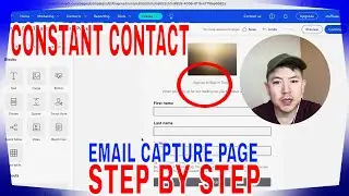 ✅  How To Make Email Capture Landing Page In Constant Contact 🔴