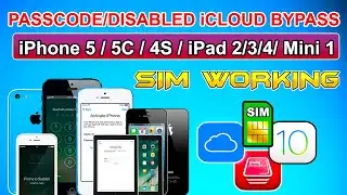 ✅🔥Passcode/Disabled iCloud Bypass with Signal iPhone 5/5C/iPad 4/iPad 2/3/iPhone 4S/iPad Mini iOS 10