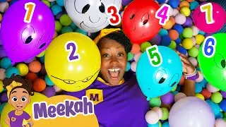 Help Meekah Count the Balloons! Learning Numbers & Colors with Meekah - Educational Kid Videos