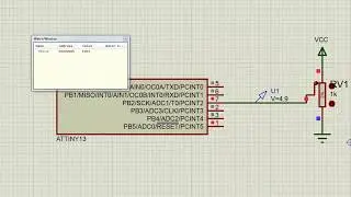 FLOWCODE УРОК 66 внутренний источник опорного напряжения для ATTINY13