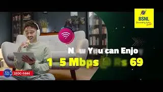 125Mbps @ Rs.699 - BSNL New Internet Offer Plans - 2024